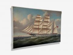 William Ball Spencer Oil on Canvas Seascape Painting British 19th C  - 4271187