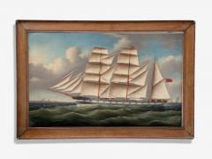 William Ball Spencer Oil on Canvas Seascape Painting British 19th C  - 4476936