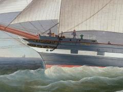 William Ball Spencer Oil on Canvas Seascape Painting British 19th C  - 4476939