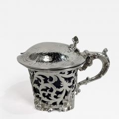 William Barnard Antique English Victorian Rococo Sterling Silver Mustard Pot 1845 - 3758861