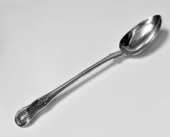 William Bateman Georgian Silver Kings Serving Basting Spoon London 1817 William Bateman - 1075876