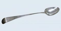 William Bateman Georgian Silver Peter Ann William Bateman Serving Basting Spoon London 1800 - 3212196