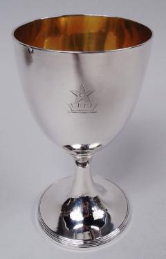 William Bateman Pair of Bateman English Georgian Neoclassical Goblets 1805 - 3774641