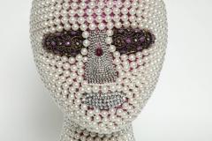 William Beaupre W Beaupre Pearl Encrusted Android Bust - 910809