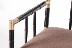 William Billy Haines A pair of brass mounted open armchairs in the manner of Billy Haines circa 1950 - 2202956