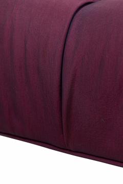 William Billy Haines Billy Haines Mid Century American Purple Upholstered Ottoman - 4669692