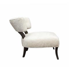 William Billy Haines Pair of Elegant Slipper Chairs in The Manner of Billy Haines 1940s - 2319468