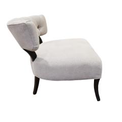 William Billy Haines Pair of Elegant Tufted Back Slipper Chairs 1940s - 1974185