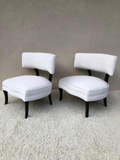William Billy Haines Pair of Vintage Billy Haines Style Formal Club Chairs - 1477330