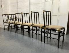 William Billy Haines Set of 6 Billy Haines Faux Bamboo Dining Chairs - 1448925