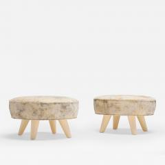 William Billy Haines William Billy Haines Pair of Swivel Stools c 1955 - 4134731