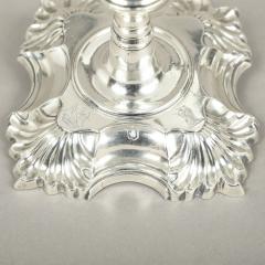 William Cafe Pair George III Silver Candlesticks - 3943310