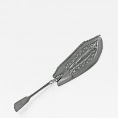 William Chawner Antique Georgian Silver Fish Slice London 1825 William Chawner - 448359