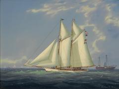 William Davis Yacht Peerless New York Yacht Squadron Race New York 1892 - 2772062