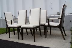 William Doezema Set of Six Amboyna Wood Dining Chairs by William Doezema for Mastercraft - 101806