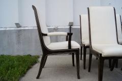 William Doezema Set of Six Amboyna Wood Dining Chairs by William Doezema for Mastercraft - 101807