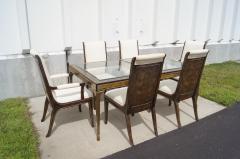 William Doezema Set of Six Amboyna Wood Dining Chairs by William Doezema for Mastercraft - 101815