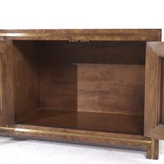 William Doezema William Doezema for Mastercraft Mid Century Burlwood and Brass Credenza - 3834224