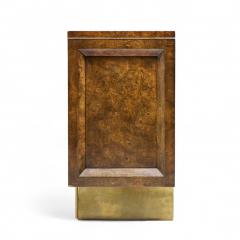 William Doezema William Doezema for Mastercraft Mid Century Burlwood and Brass Credenza - 4320407