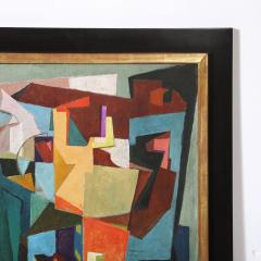 William Freed Art Deco Stage Set Oil on Canvas Painting signed William Freed - 4720262