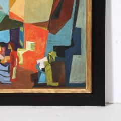 William Freed Art Deco Stage Set Oil on Canvas Painting signed William Freed - 4720263