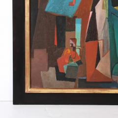 William Freed Art Deco Stage Set Oil on Canvas Painting signed William Freed - 4720264