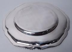 William G DeMatteo Set of 12 Traditional Georgian Hand Made Sterling Silver Dinner Plates - 4537264