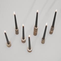 William Guillon ARMY OF ME Set of 7 one of a kind bronze candleholders by William Guillon - 2864792