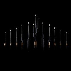 William Guillon ASHES TO ASHES Chandelier Candle Holders - 612297