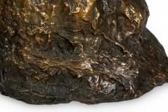 William Guillon French Contemporary Khaos Sculptural Bronze Table Lamp - 4605480