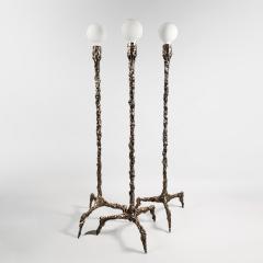 William Guillon SWEET THING TALL One of a kind bronze lamp - 4308627