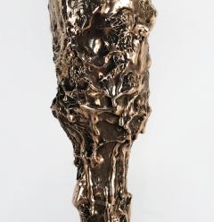 William Guillon Unique Bronze Sculptural Table Lamp Signed by William Guillon - 1315215