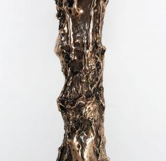 William Guillon Unique Bronze Sculptural Table Lamp Signed by William Guillon - 1315217