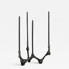 William Guillon VANITE 22 Unique white bronze candleholder hand sculpted - 2909289