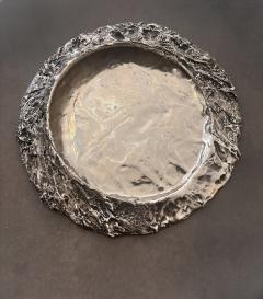 William Guillon WILLIAM GUILLON OMNIA VANITAS WHITE BRONZE SCULPTURAL DISH - 4632118