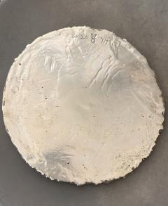 William Guillon WILLIAM GUILLON OMNIA VANITAS WHITE BRONZE SCULPTURAL DISH - 4632121