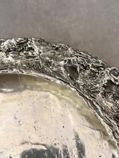 William Guillon WILLIAM GUILLON OMNIA VANITAS WHITE BRONZE SCULPTURAL DISH - 4632122