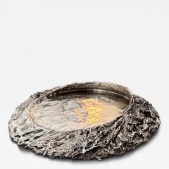 William Guillon WILLIAM GUILLON OMNIA VANITAS WHITE BRONZE SCULPTURAL DISH - 4632550