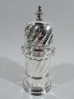 William Hamilton Gibson Large Antique English Classical Britannia Silver Sugar Caster 1893 - 3750256