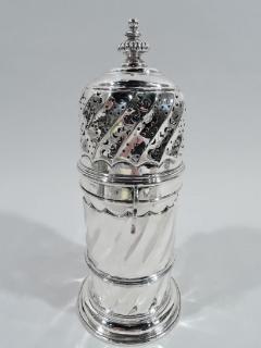 William Hamilton Gibson Large Antique English Classical Britannia Silver Sugar Caster 1893 - 3750265