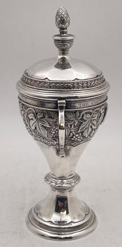 William Haseler Haseler English Sterling Silver 1933 Trophy Covered Cup for Golf Tournament - 3249462