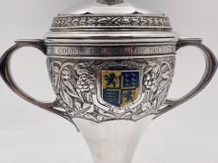 William Haseler Haseler English Sterling Silver 1933 Trophy Covered Cup for Golf Tournament - 3249464