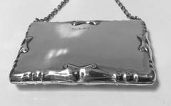 William Haseler Silver Card Case Aide Memoire Purse Birmingham 1908 William Haseler - 1549747