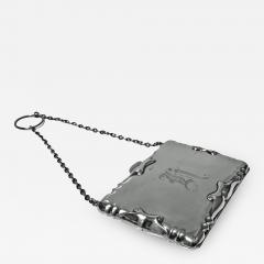 William Haseler Silver Card Case Aide Memoire Purse Birmingham 1908 William Haseler - 1551412