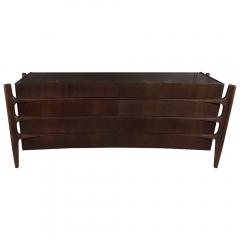 William Hinn Scandinavian Mid Century Modern Dresser in Book Matched Walnut by William Hinn - 1508162