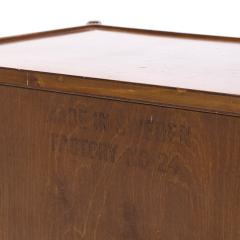 William Hinn William Hinn Mid Century Walnut Curved Front Nightstands Pair - 4156997