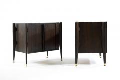 William Hinn William Hinn Sculptural Walnut End Tables - 300042