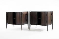 William Hinn William Hinn Sculptural Walnut End Tables - 300044