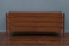 William Hinn William Hinn for Urban Furniture Sculptural Walnut Eight Drawer Dresser - 1181305