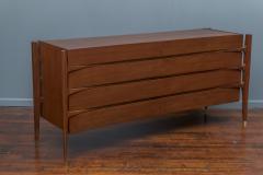 William Hinn William Hinn for Urban Furniture Sculptural Walnut Eight Drawer Dresser - 1181310
